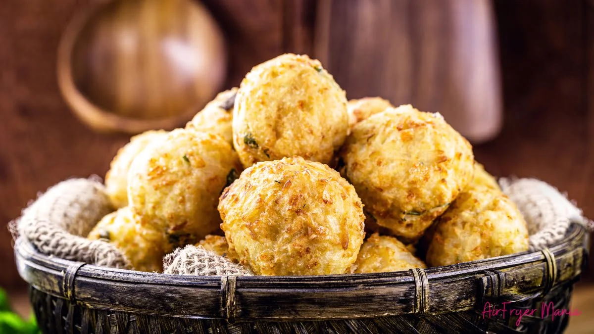 bolinho de bacalhau na airfryer